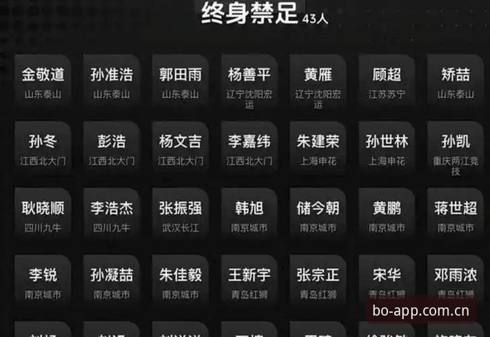 必博APP最新版本安装教程 足协第三批禁足名单公布:必博体育平台用户看球体验与行业净化同步升级